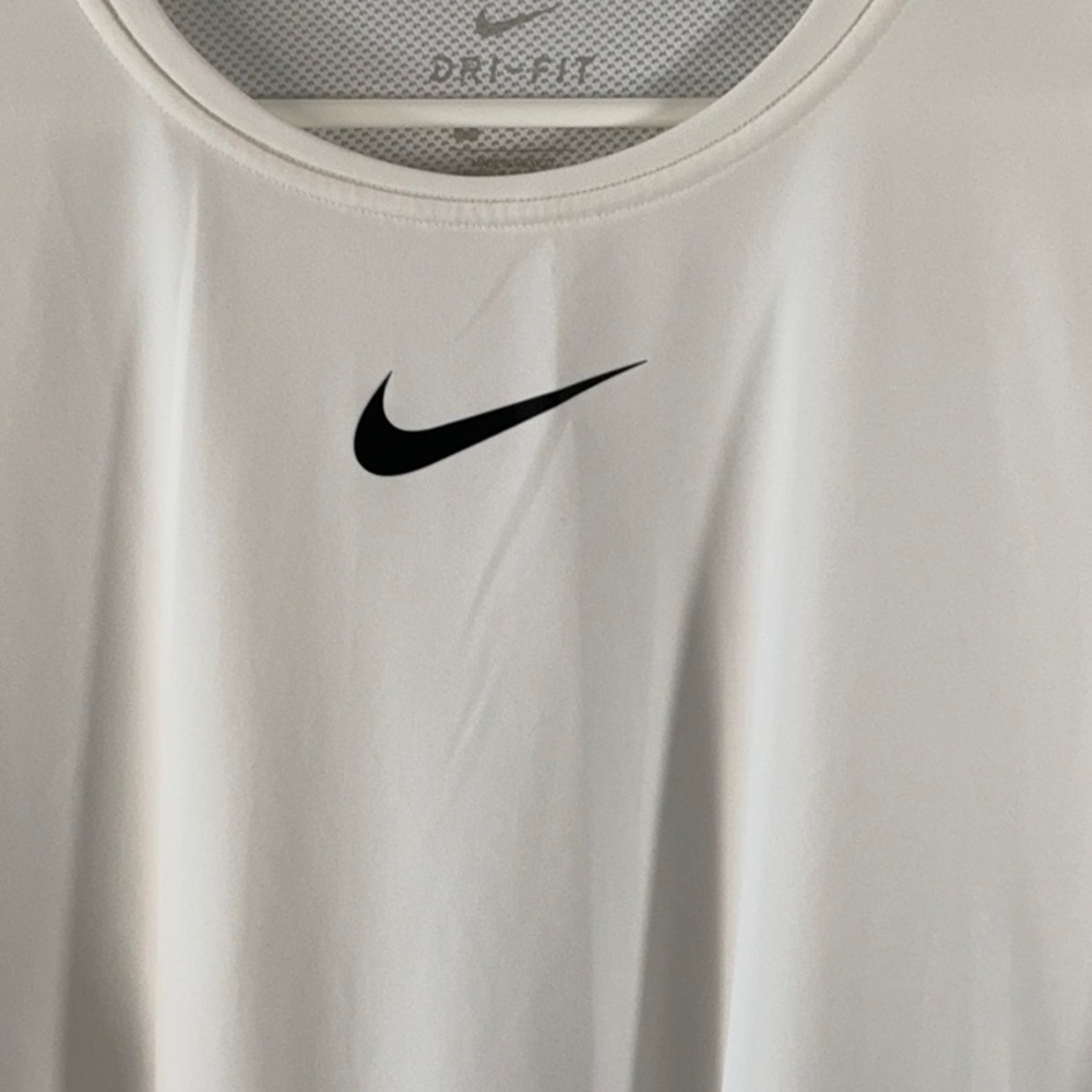 Nike Pro Men's Long Sleeve Shirt - White - Picture 2 of 7